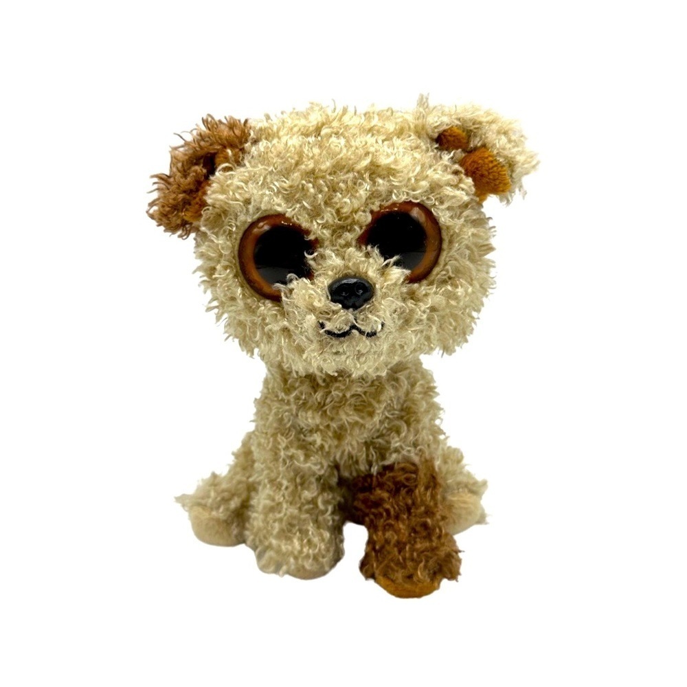 TY Beanie Boos ROOTBEER the Brown Dog Glitter‎ Eyes Regular 6”